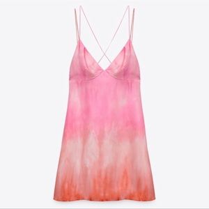 Zara Tie Dye Mini Dress